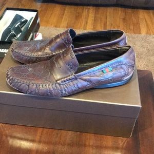Brown GUCCI slip on!  Size 10.5